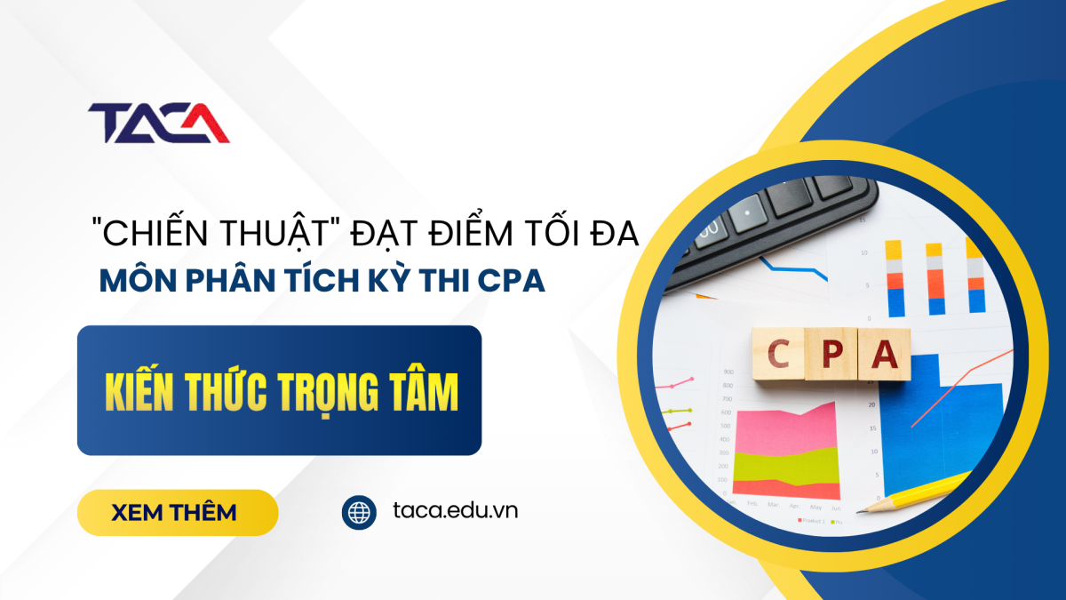 môn phân tích kỳ thi cpa
