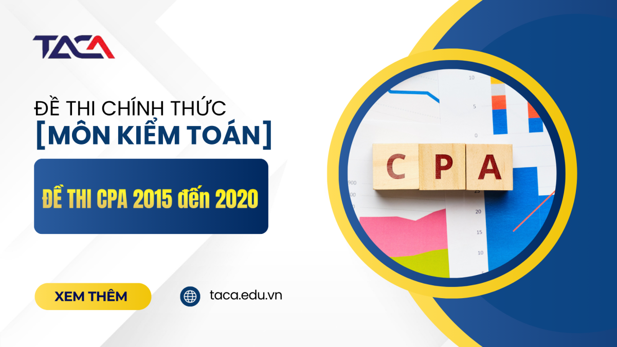 đề thi cpa môn kiểm toán