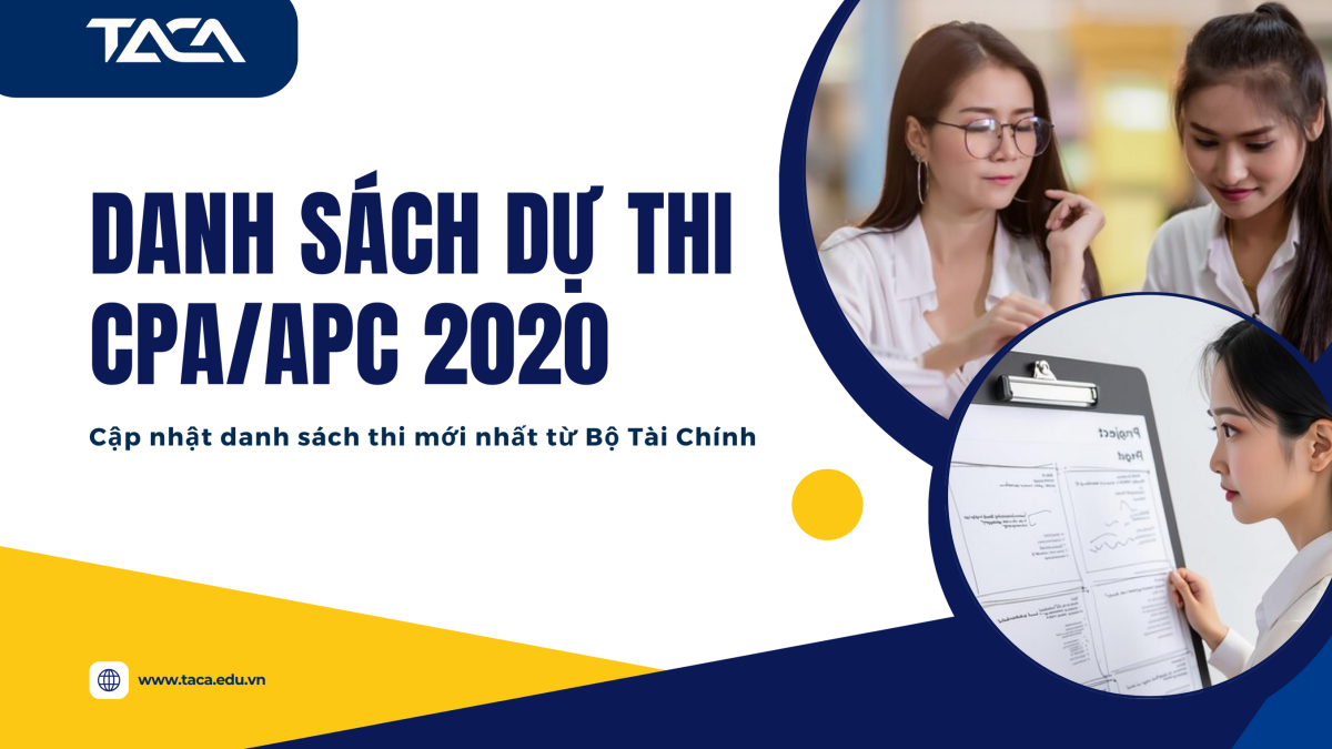 [Mới nhất] Danh sách dự thi kế toán kiểm toán 2020