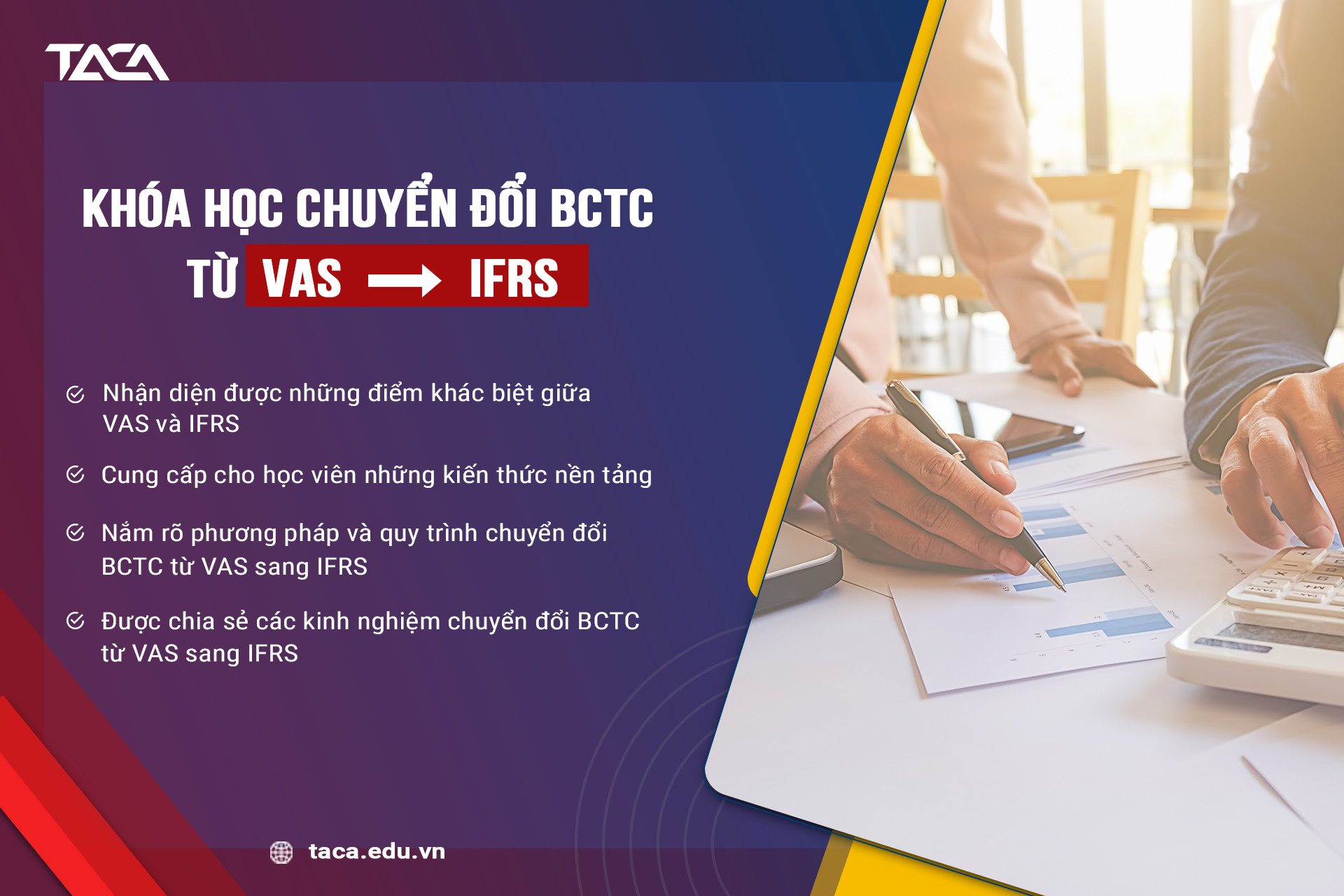 Khóa học chuyển đổi BCTC từ VAS sang IFRS