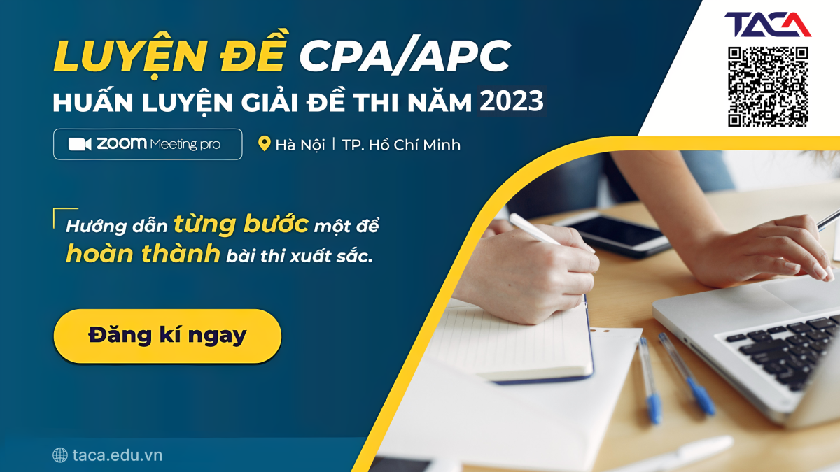 Luyện đề CPA 2023 - Huấn luyện giải đề thi qua các năm