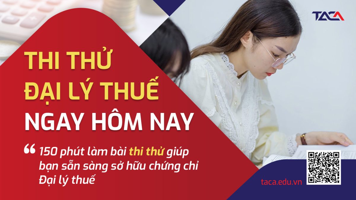 [Tham gia] Thi thử Đại lý thuế - môn Pháp Luật Thuế hoàn toàn miễn phí