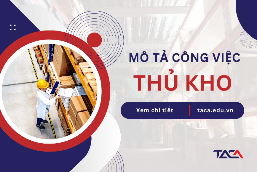 mô tả công việc thủ kho