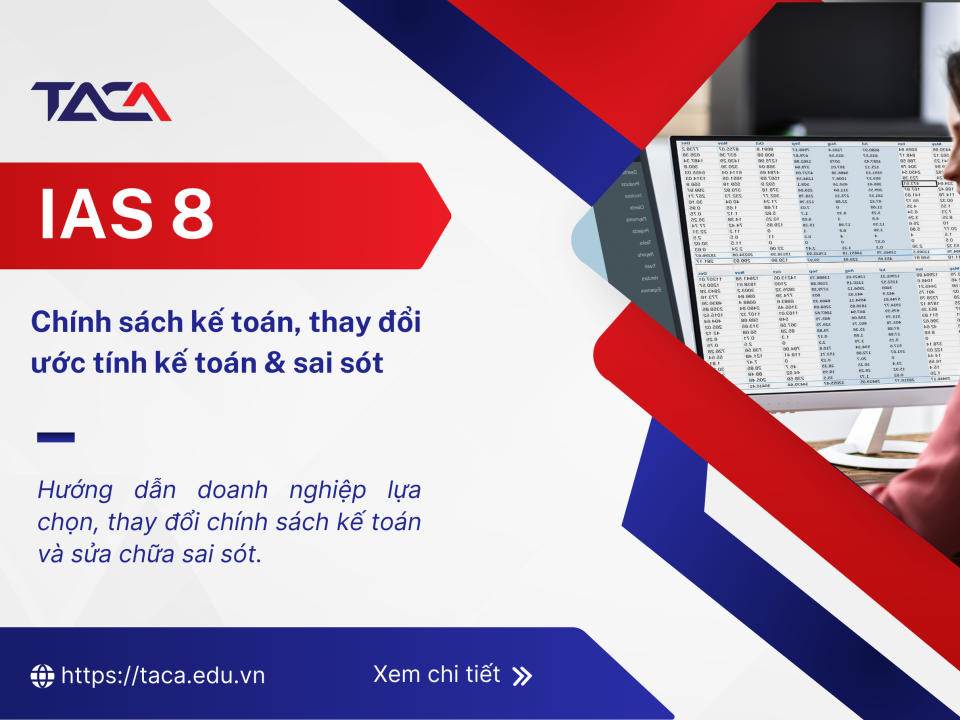 IAS 8 - Chính sách kế toán, thay đổi ước tính kế toán và sai sót