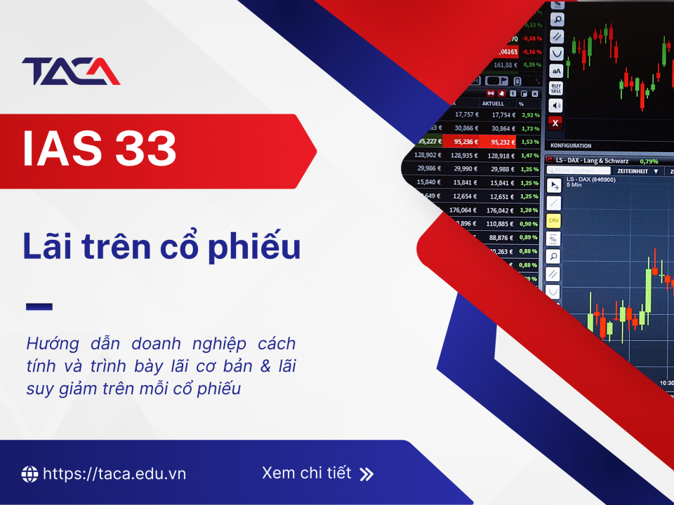 IAS 33 - Lãi trên cổ phiếu