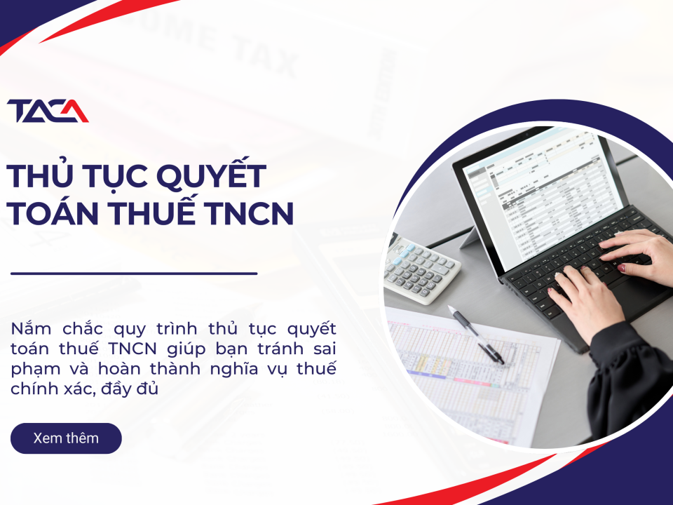 thủ tục quyết toán thuế TNCN