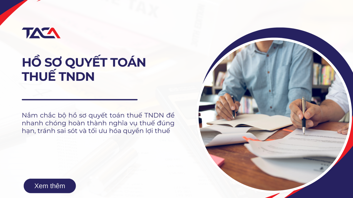 Hồ sơ thuế TNDN