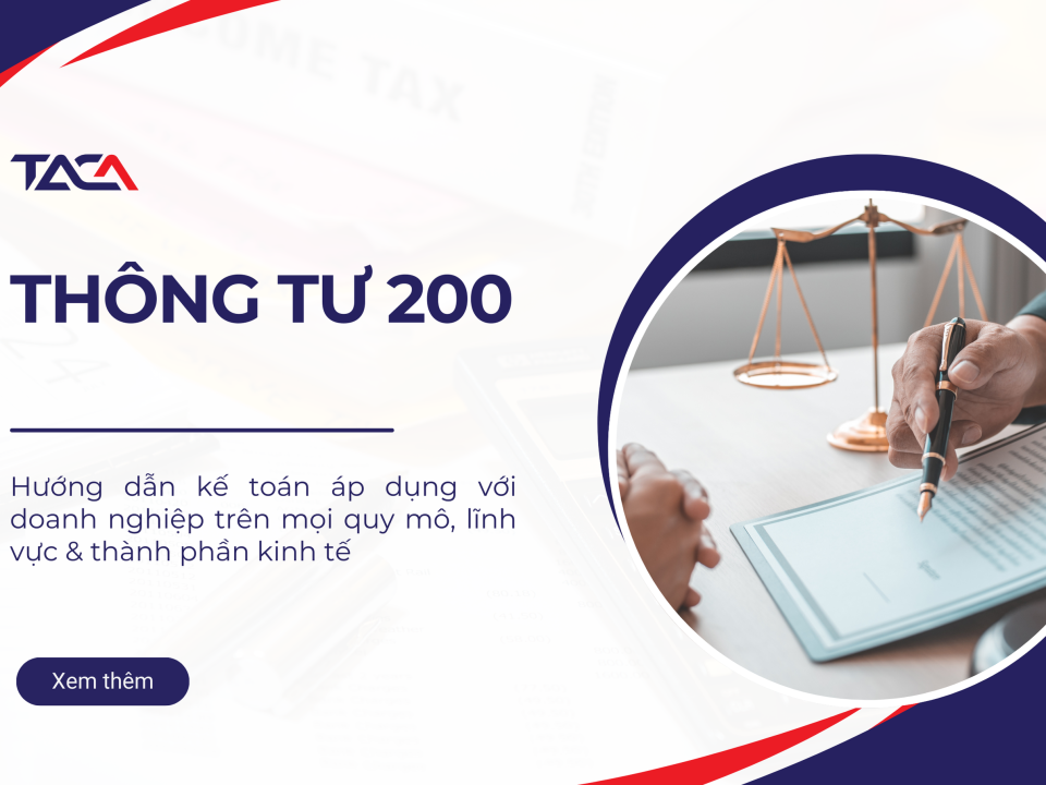 Thông tư 200 - Hướng dẫn chế độ kế toán doanh nghiệp
