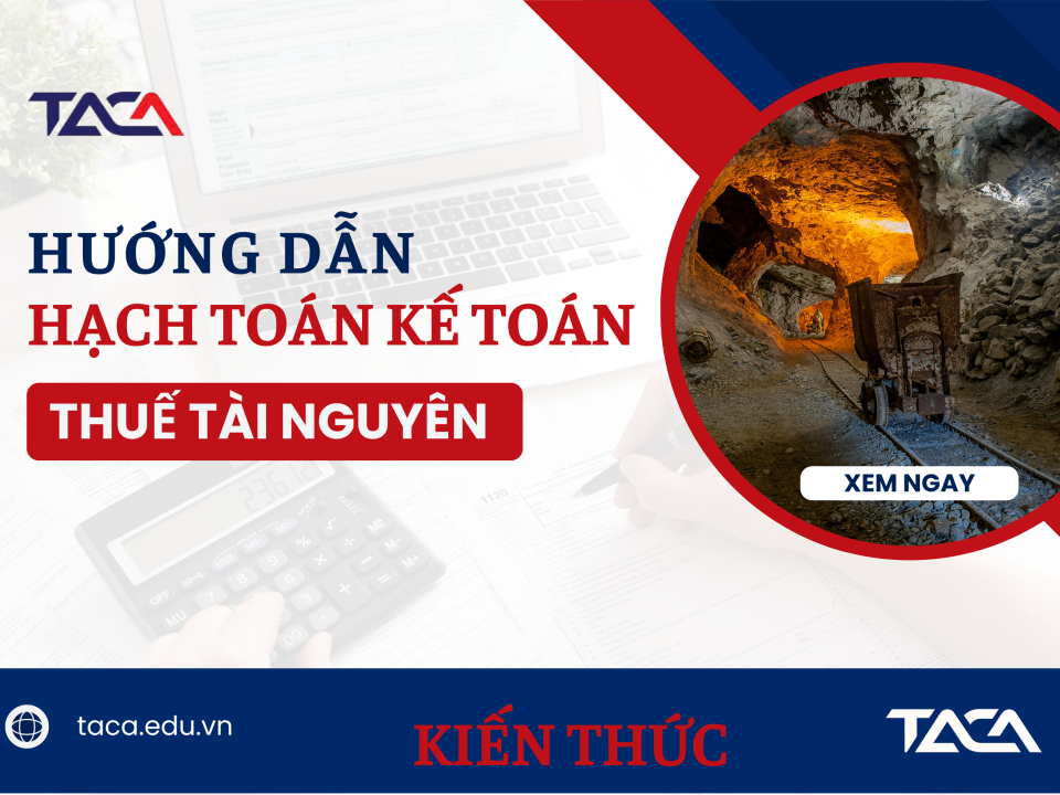 hạch toán thuế tài nguyên
