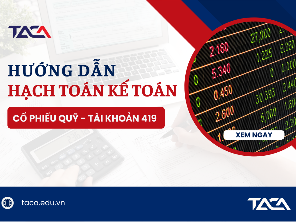 hạch toán cổ phiếu quỹ