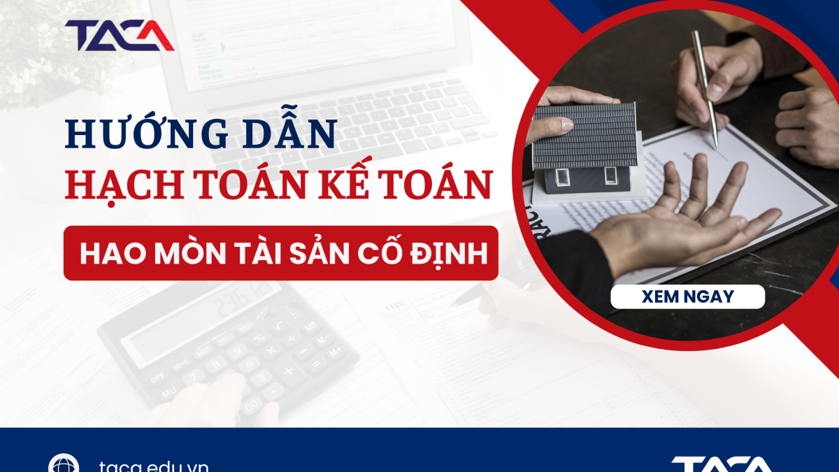 hạch toán hao mòn tài sản cố định
