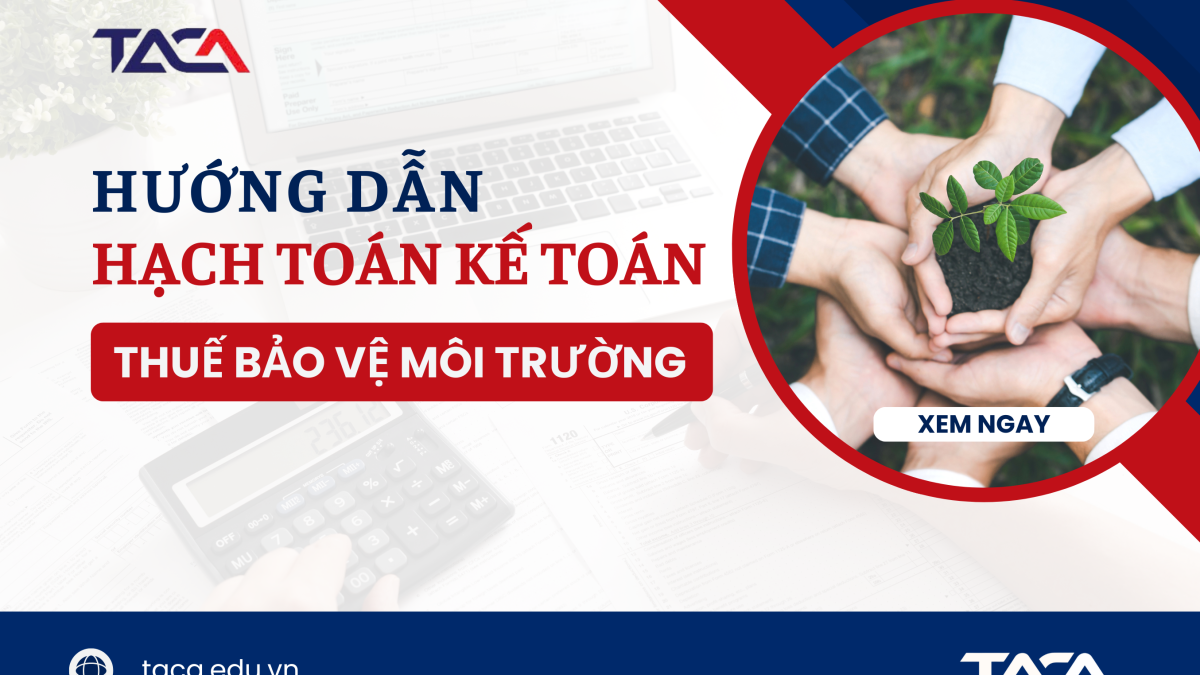 hạch toán thuế bảo vệ môi trường