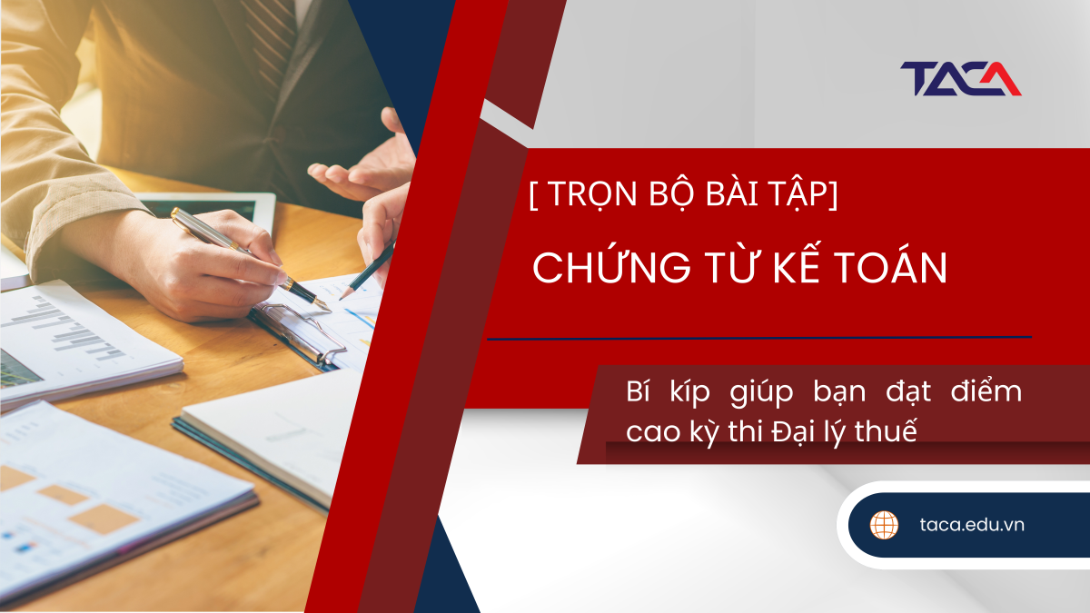bài tập chứng từ kế toán