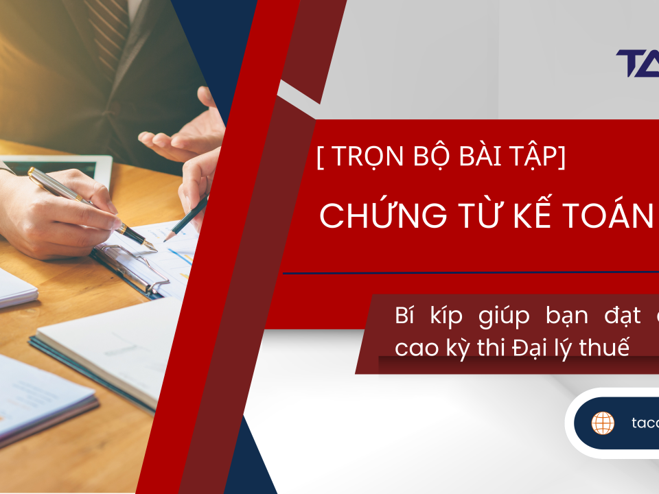 bài tập chứng từ kế toán