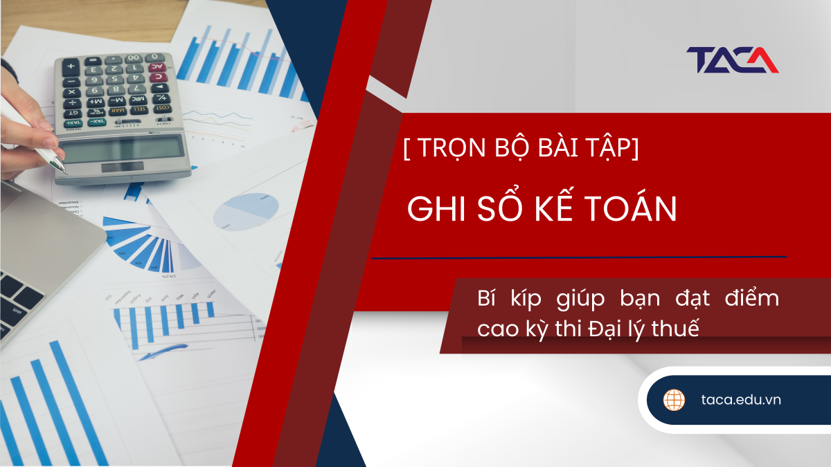 bài tập ghi sổ kế toán