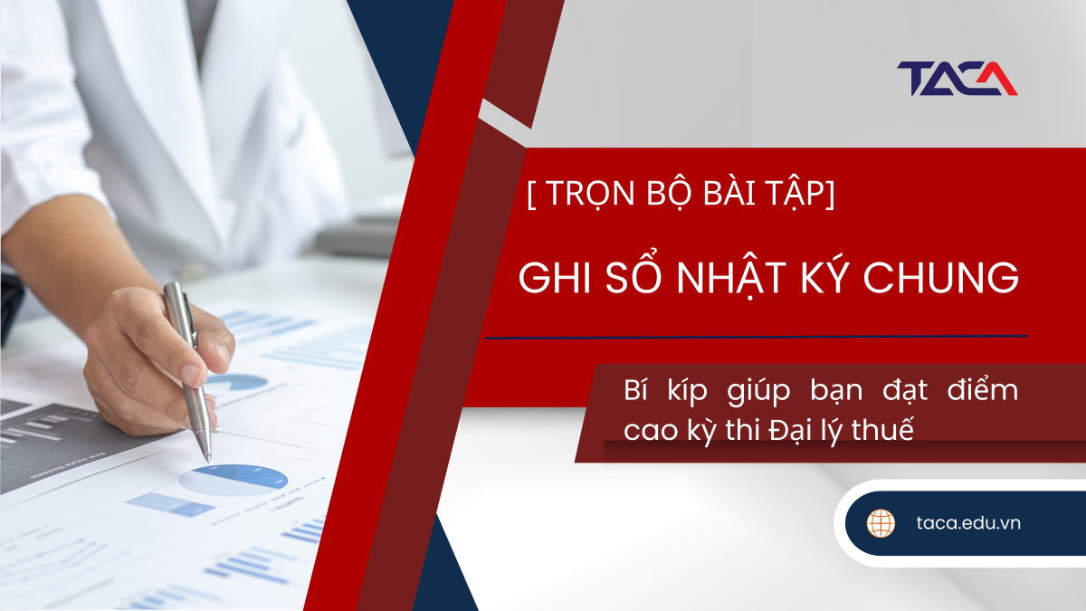 bài tập ghi sổ nhật ký chung