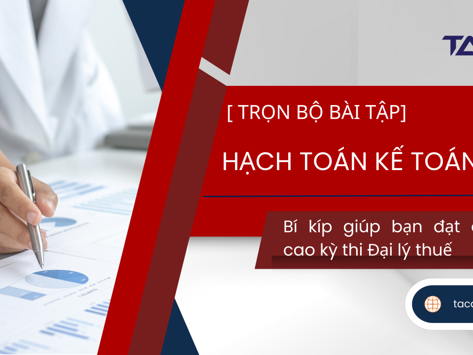 bài tập hạch toán kế toán