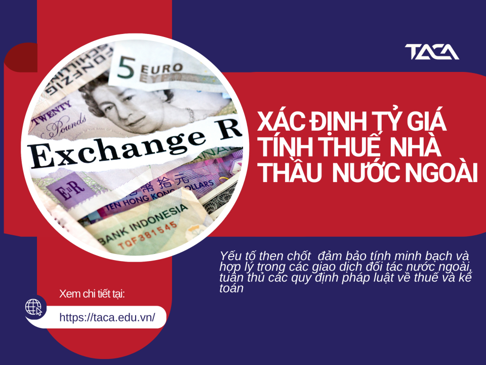 Hướng dẫn xác định tỷ giá tính thuế nhà thầu nước ngoài đầy đủ (kèm tình huống minh họa chi tiết)