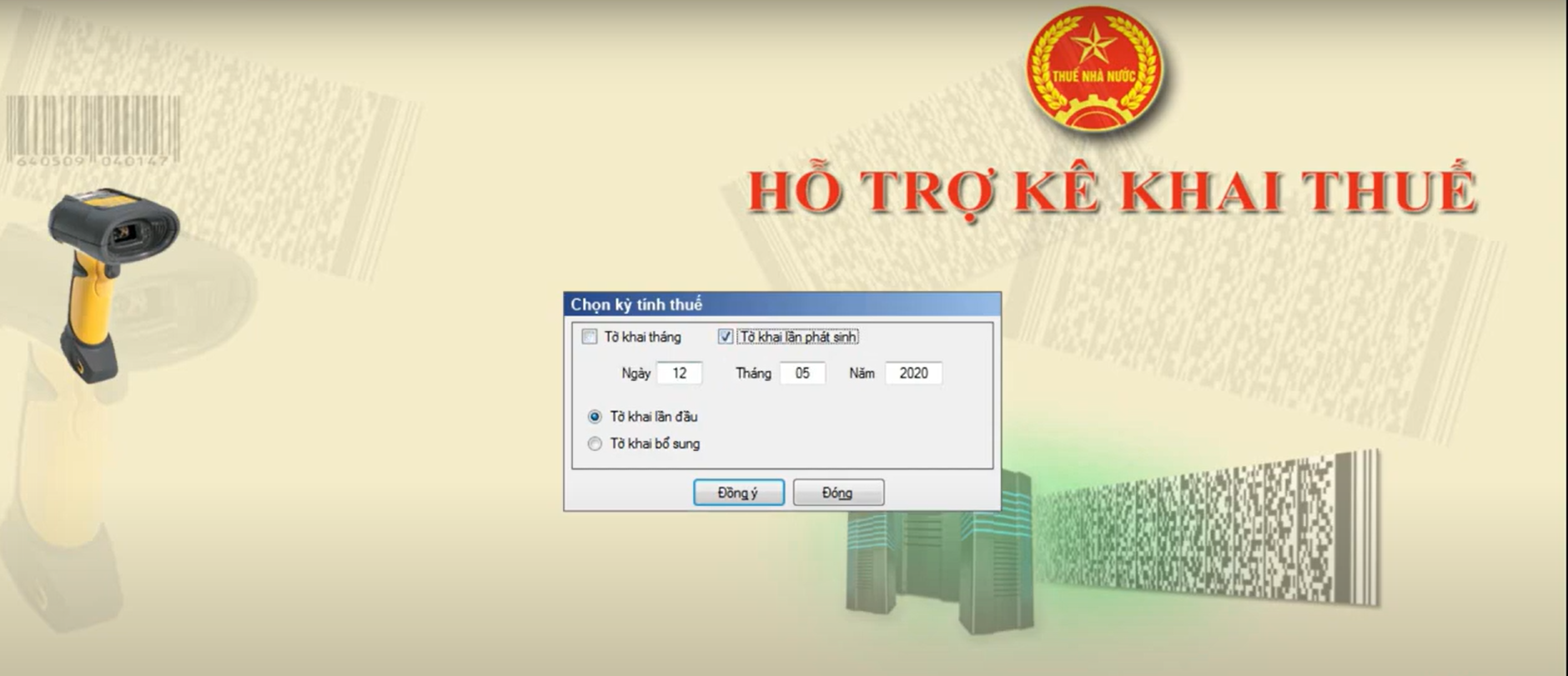 Kê khai thuế nhà thầu qua mạng