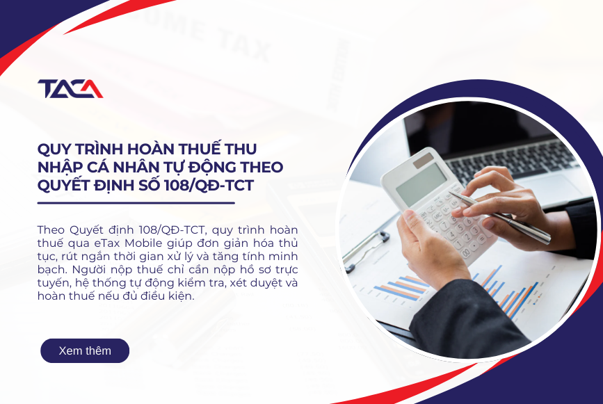 quy trình hoàn thuế thu nhập cá nhân tự động