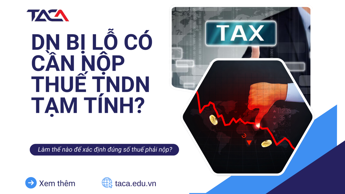 Doanh nghiệp lỗ có phải nộp thuế TNDN tạm tính không?