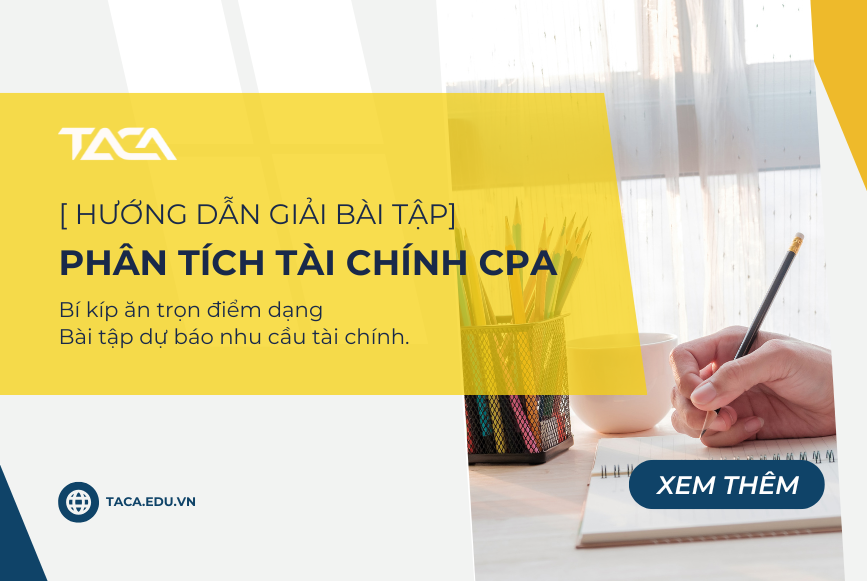 bài tập dự báo nhu cầu tài chính