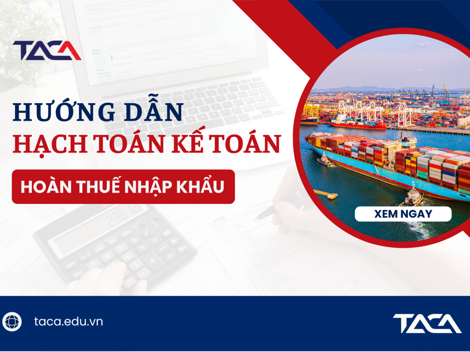 hạch toán hoàn thuế nhập khẩu
