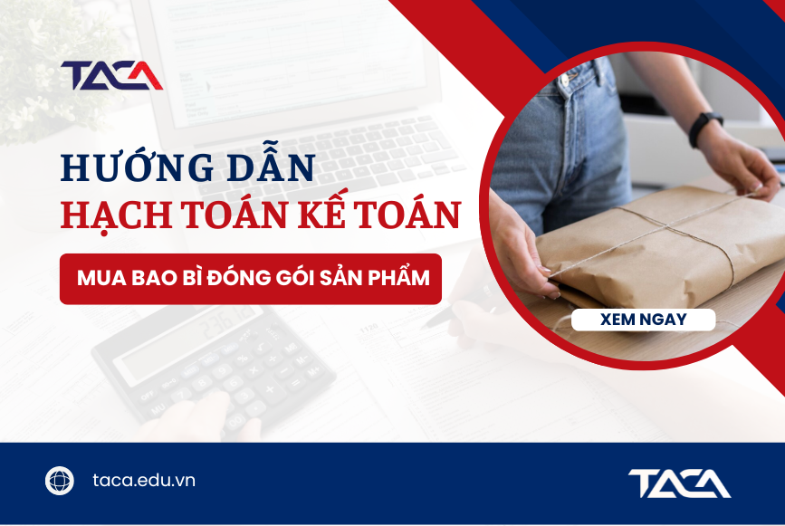 hạch toán mua bao bì đóng gói sản phẩm