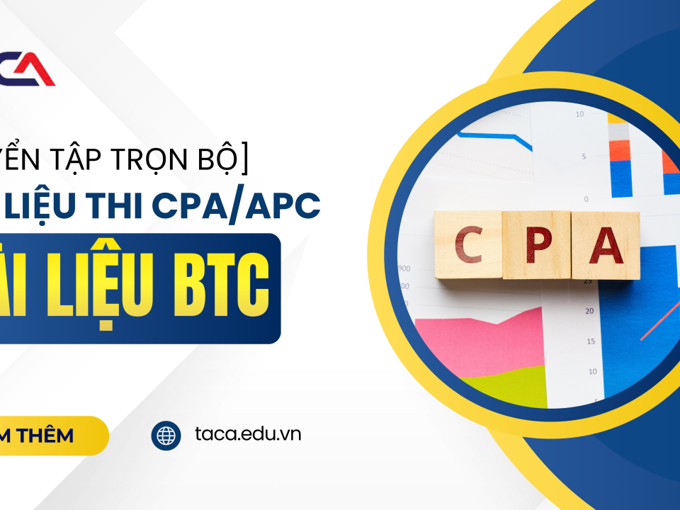 Tài liệu thi CPA bộ tài chính mới nhất