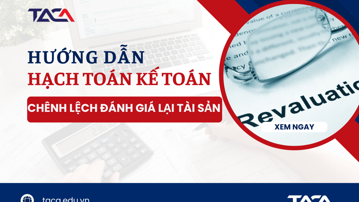 hạch toán chênh lệch đánh giá lại tài sản