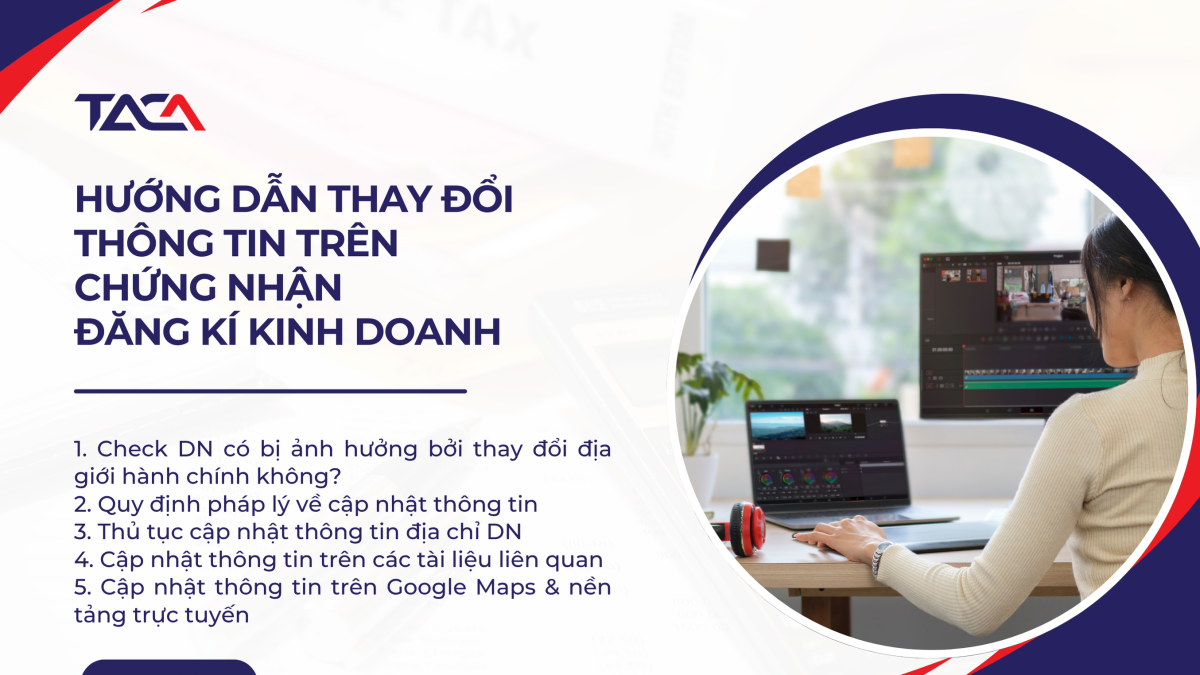 Hướng dẫn thay đổi thông tin trên chứng nhận đăng kí kinh doanh sau khi sáp nhập 34 tỉnh thành