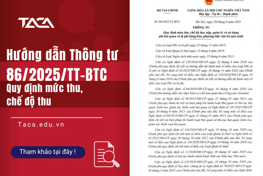 Thông tư số 86/2025/TT-BTC