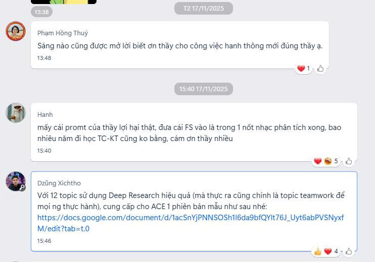 Khoá học AI thực chiến trong tài chính - kế toán
