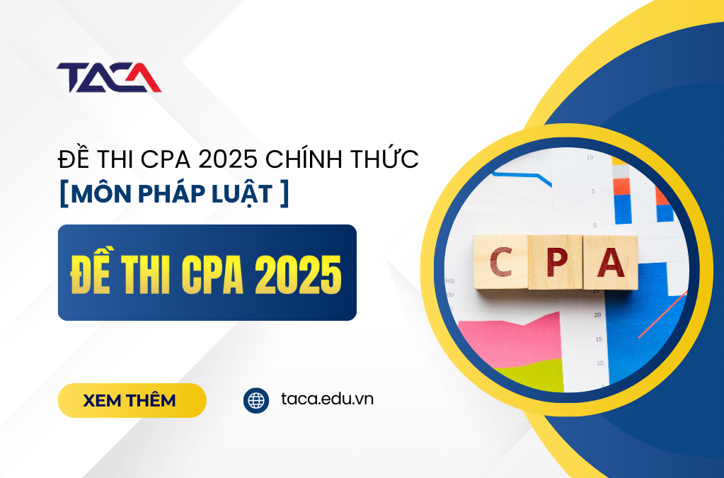 đề thi cpa 2025 môn pháp luật