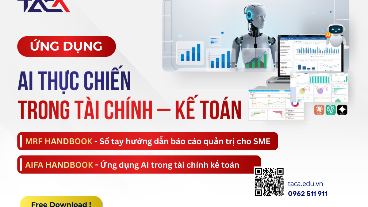 [Tặng Tài liệu] Hướng dẫn ứng dụng AI trong Tài chính - Kế toán - Quản Trị