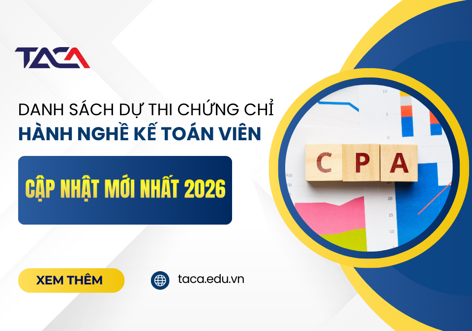 Danh sách dự thi kế toán kiểm toán 2026
