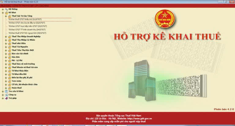Hướng dẫn kê khai thuế GTGT trên HTKK theo mẫu 01/GTGT theo Thông tư 80/2021/TT-BTC chi tiết