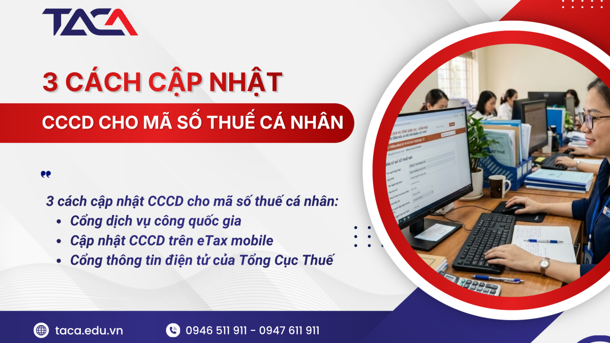 3 cách cập nhật CCCD cho mã số thuế cá nhân chi tiết