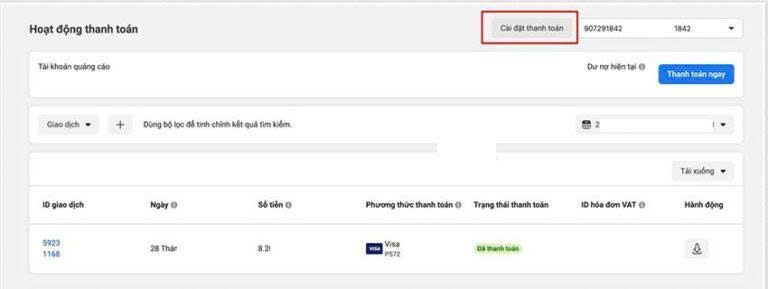 Hoá đơn Facebook có được khấu trừ thuế GTGT không?