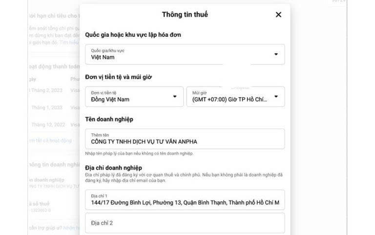 Hoá đơn Facebook có được khấu trừ thuế GTGT không?