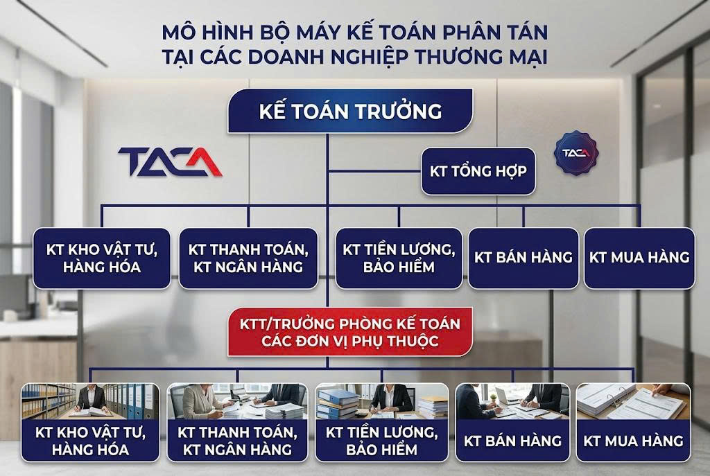 Tổ chức bộ máy kế toán công ty thương mại hoạt động hiệu quả