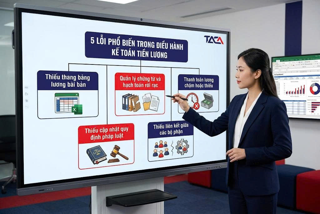 Tổ chức kế toán tiền lương bảo tính minh bạch, tuân thủ & tối ưu chi phí cho doanh nghiệp