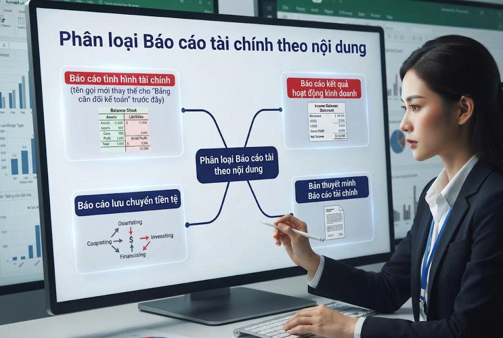Phân loại báo cáo tài chính trong doanh nghiệp & thành thạo ứng dụng thực tế